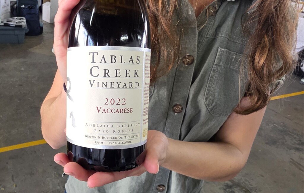 Please The Palate Wine of the Week: Tablas Creek 2022 Vaccarèse, Adelaida District, Paso Robles