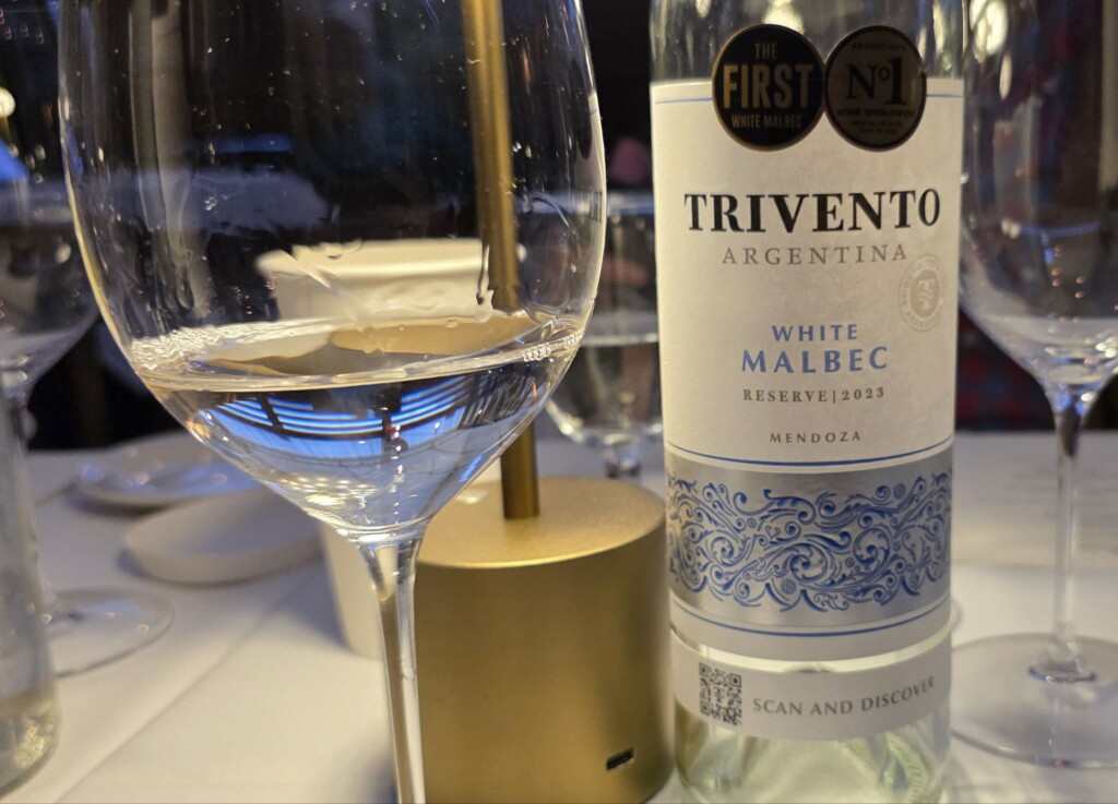 Please The Palate Wine of the Week: Trivento 2023 Reserve White Malbec, Mendoza, Argentina