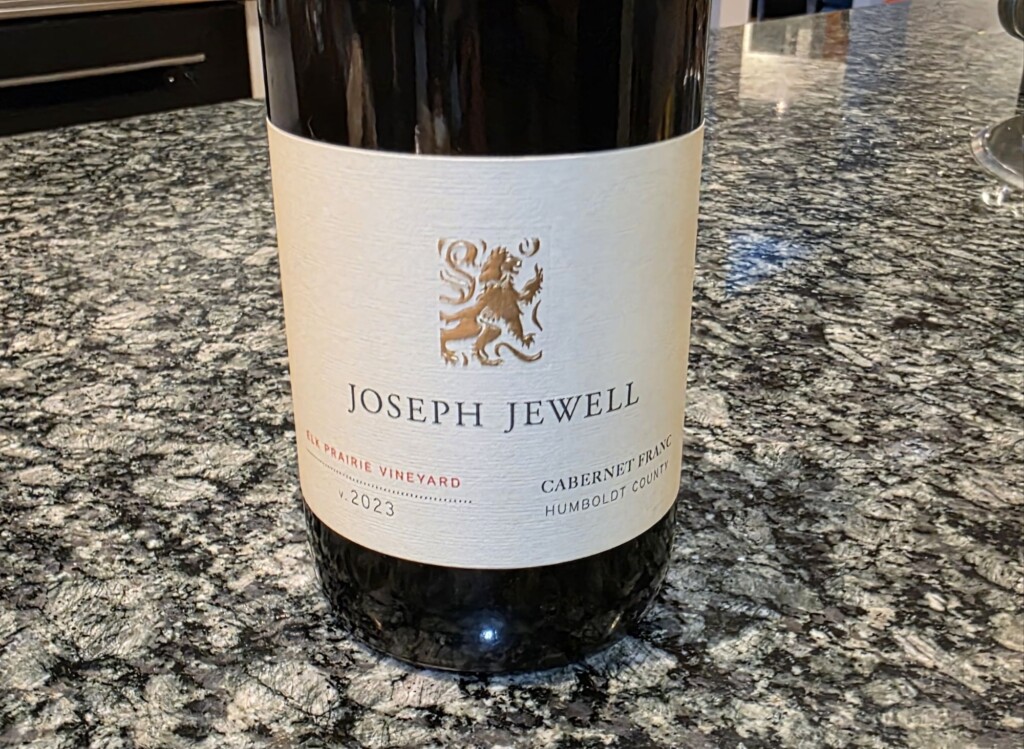 Please The Palate Wine of the Week: Joseph Jewell 2023 Elk Prairie Cabernet Franc Humboldt County