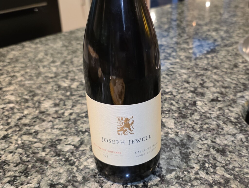 Please The Palate Wine of the Week: Joseph Jewell 2023 Elk Prairie Cabernet Franc Humboldt County
