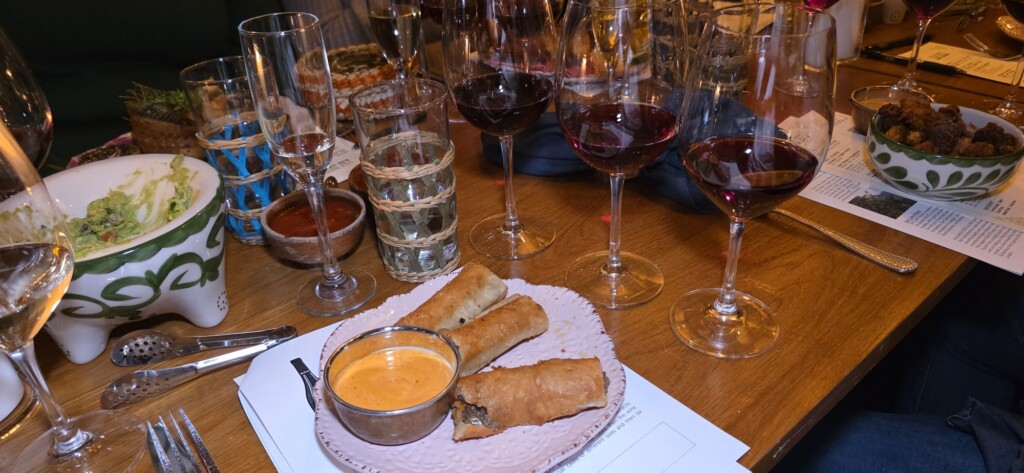 Wagyu Beef Flautas Nebbiolo Beyond Expectations: Dinner with Luca Bosio at The Hideaway
