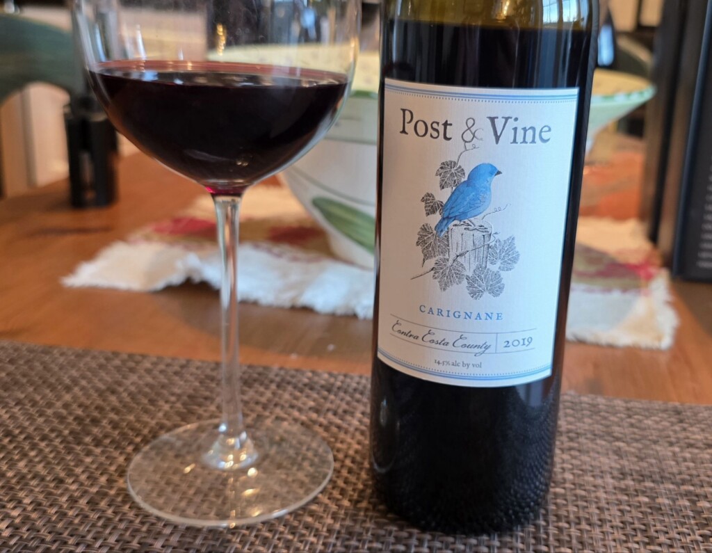 Please The Palate Wine of the Week: Post & Vine 2019 Carignane, Sandy Lane Vineyard, Contra Costa County