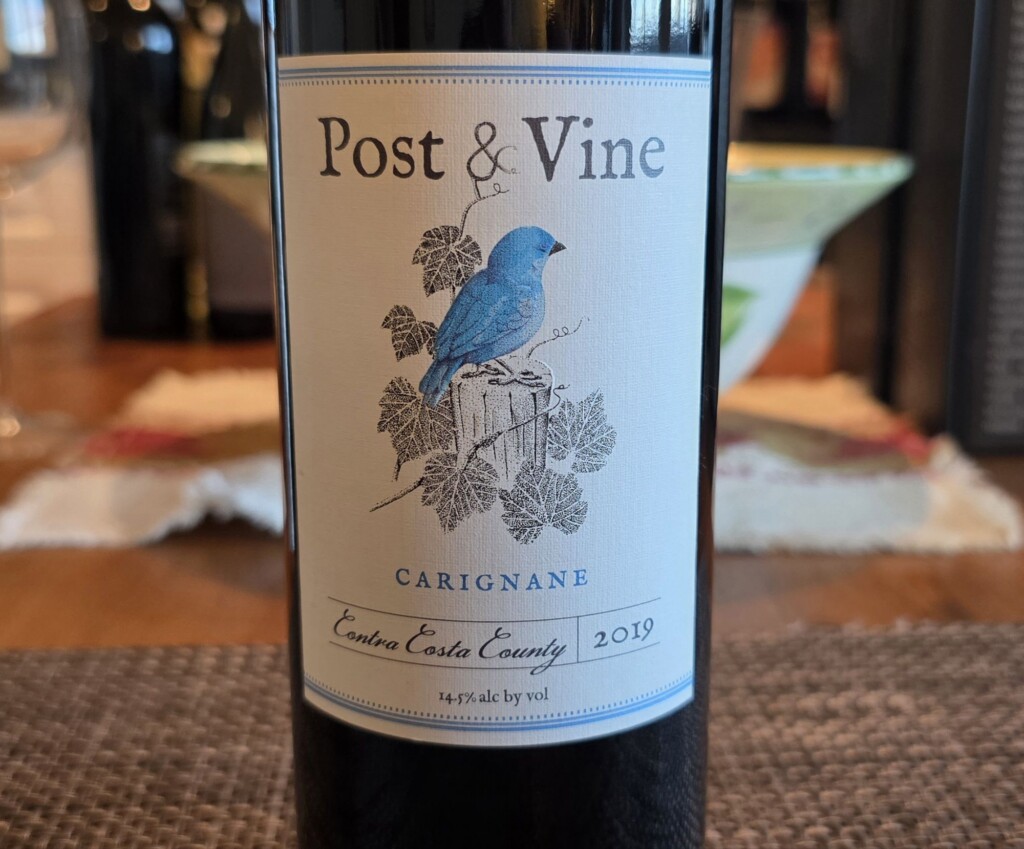 Please The Palate Wine of the Week: Post & Vine 2019 Carignane, Sandy Lane Vineyard, Contra Costa County