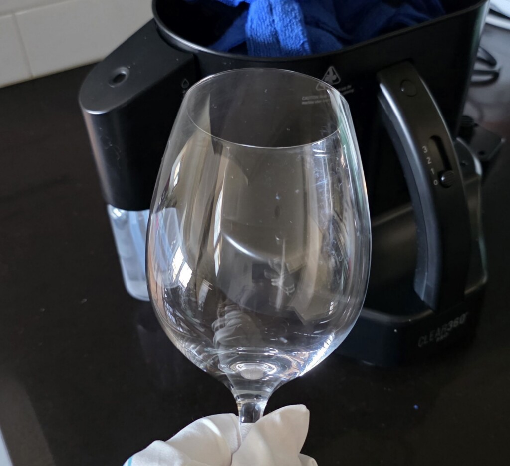 Finally, a Solution for My Spotty Wine Glasses: the Clear360 Glassware Polisher