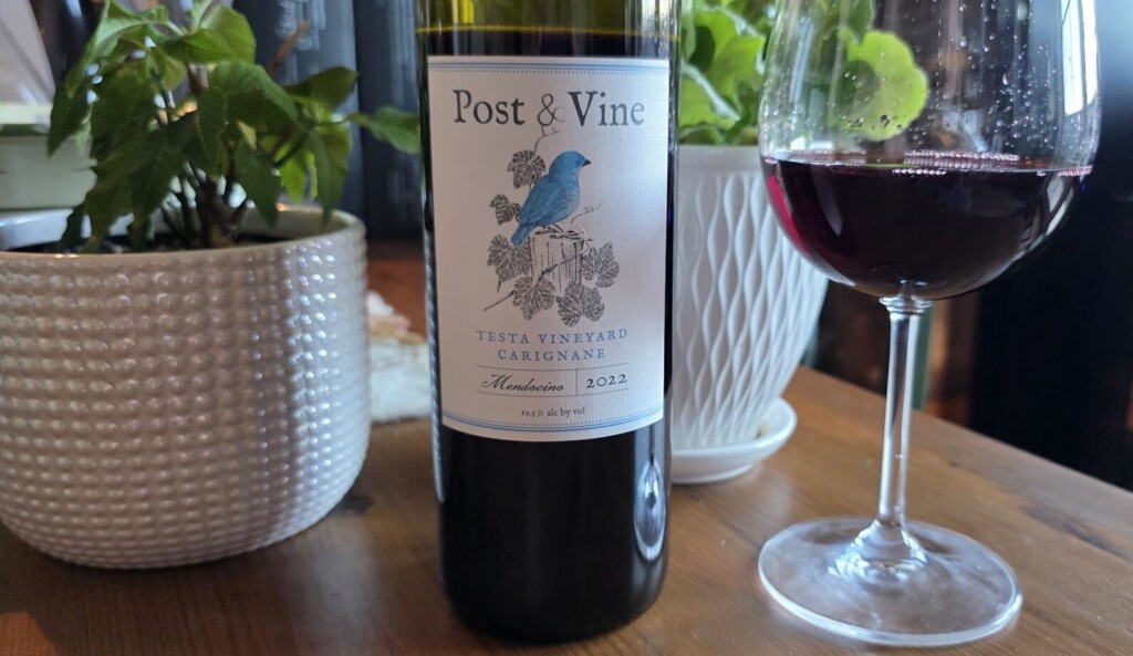 Post & Vine 2022 Carignane, Testa Vineyard, Mendocino Please The Palate Wine of the Week: Post & Vine 2022 Carignane, Testa Vineyard, Mendocino