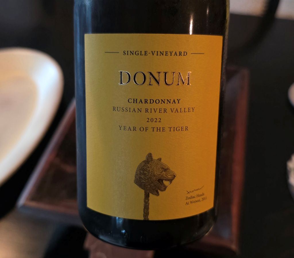Donum 2022 Single Vineyard Chardonnay, Russian River Valley Please The Palate Wine of the Week: Donum 2022 Single Vineyard Chardonnay, Russian River Valley