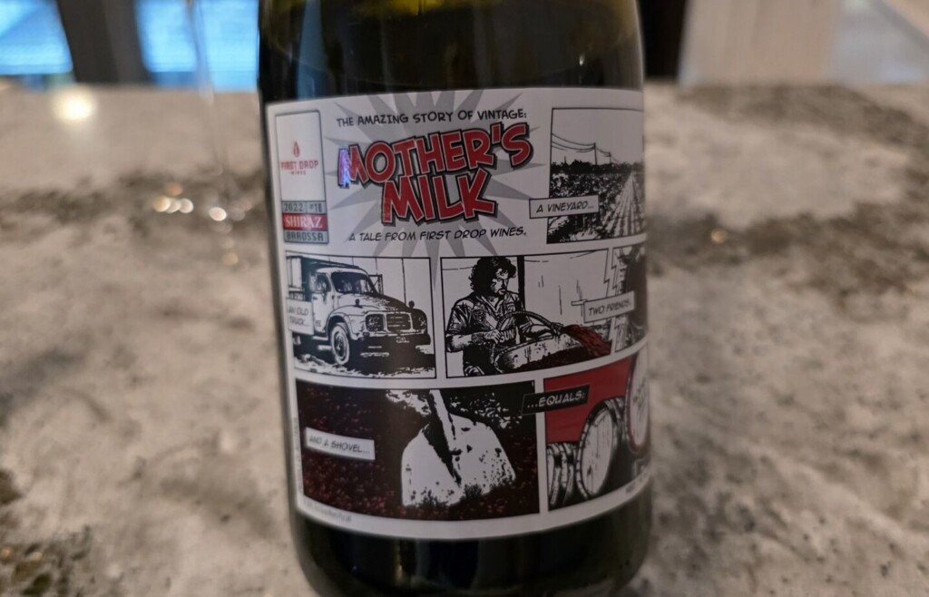 Please The Palate Wine of the Week: First Drop 2022 Mother's Milk Shiraz, Barossa Valley, Australia