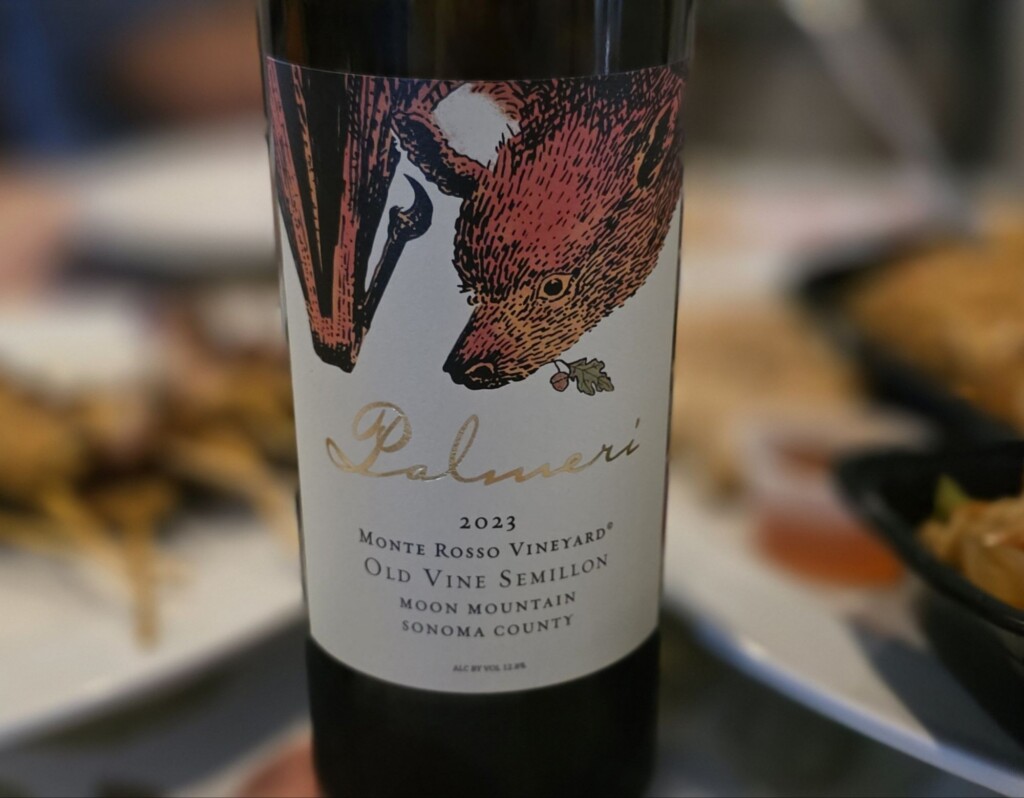Please The Palate Wine of the Week: Palmeri Wines 2023 Old Vine Sémillon, Monte Rosso Vineyard, Sonoma County