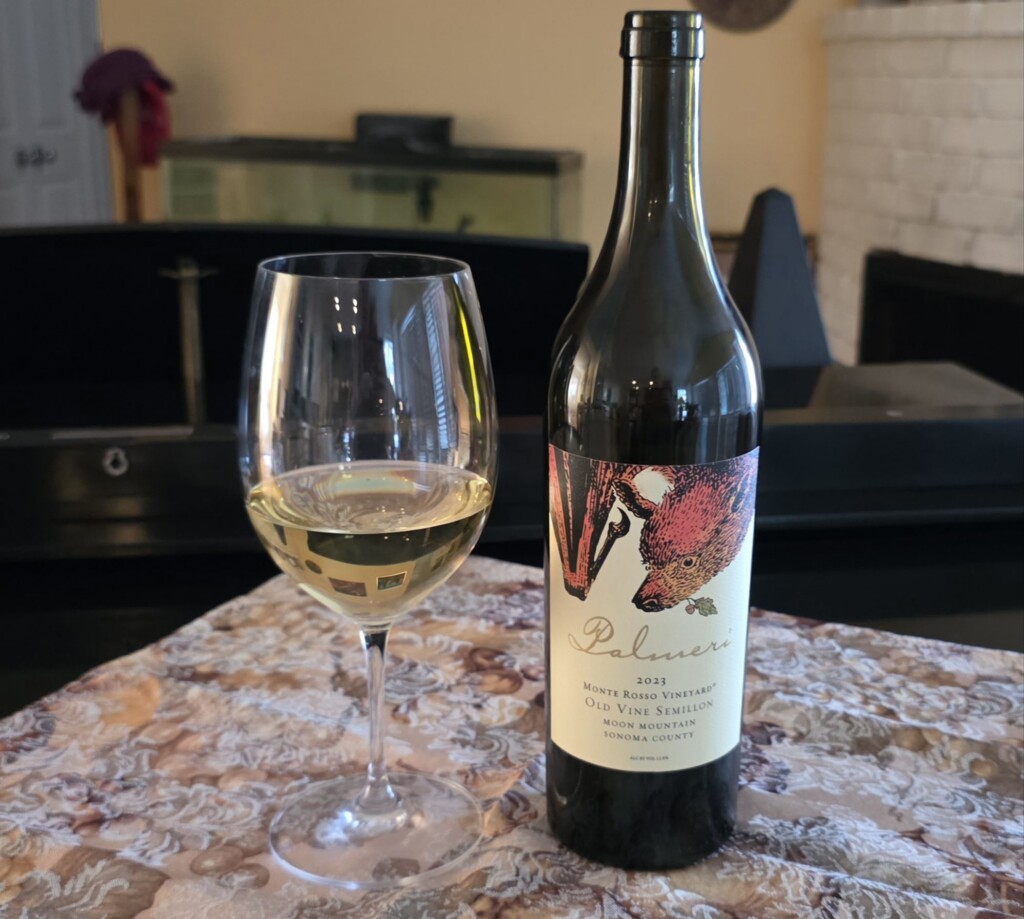 Please The Palate Wine of the Week: Palmeri Wines 2023 Old Vine Sémillon, Monte Rosso Vineyard, Sonoma County
