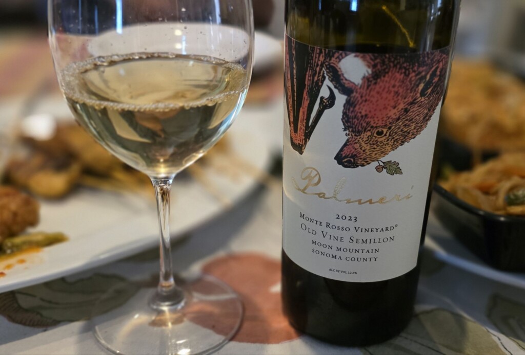 Please The Palate Wine of the Week: Palmeri Wines 2023 Old Vine Sémillon, Monte Rosso Vineyard, Sonoma County